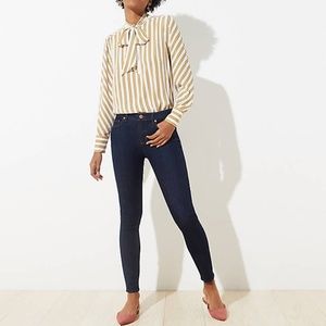 LOFT Jeans Modern Skinny Dark Blue Size 25/0P
